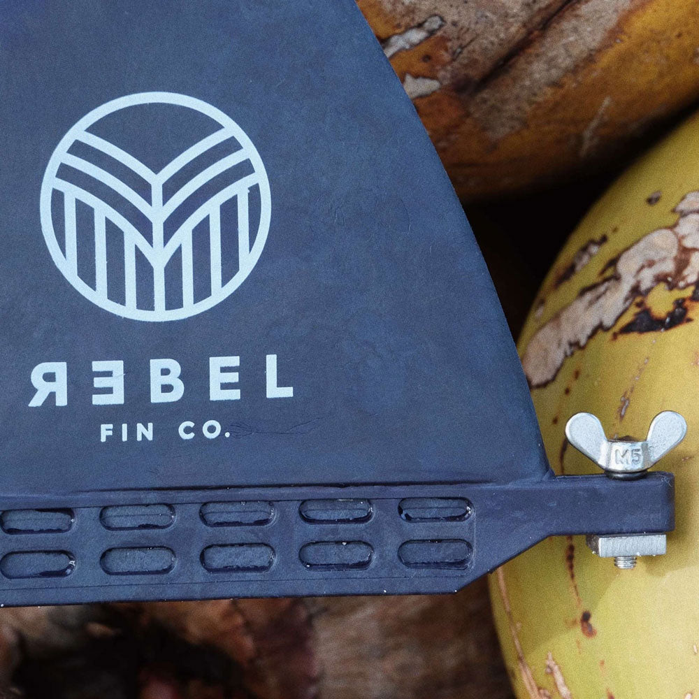 Rebel Fin Co. - 9" Longboard Fin, Recycled Carbon