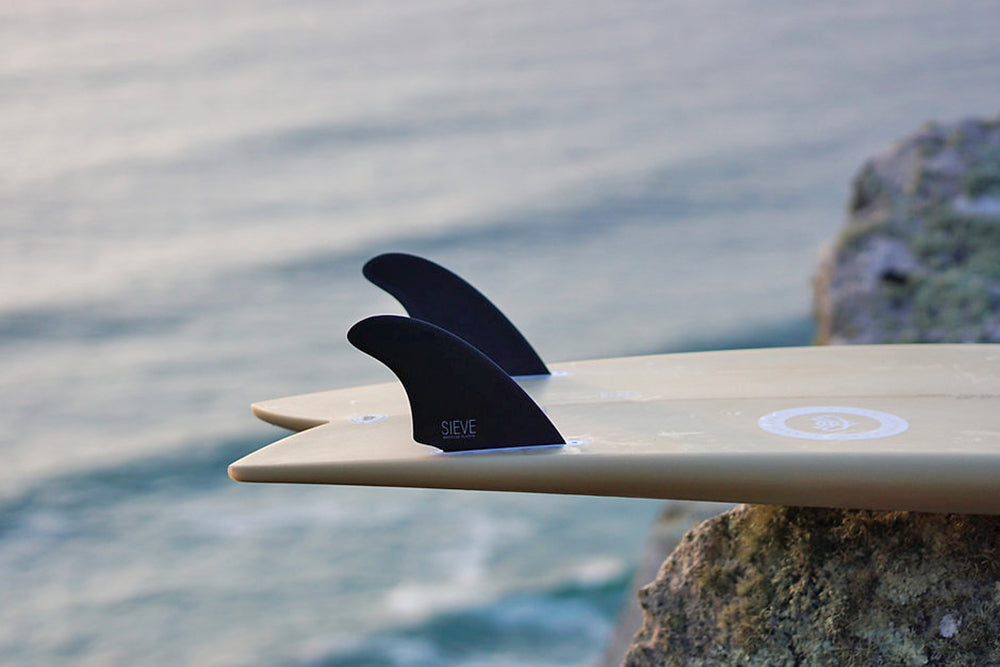 Sieve Fins - Twin Fin, Futures, Carbon Edition, Deep Sea Black