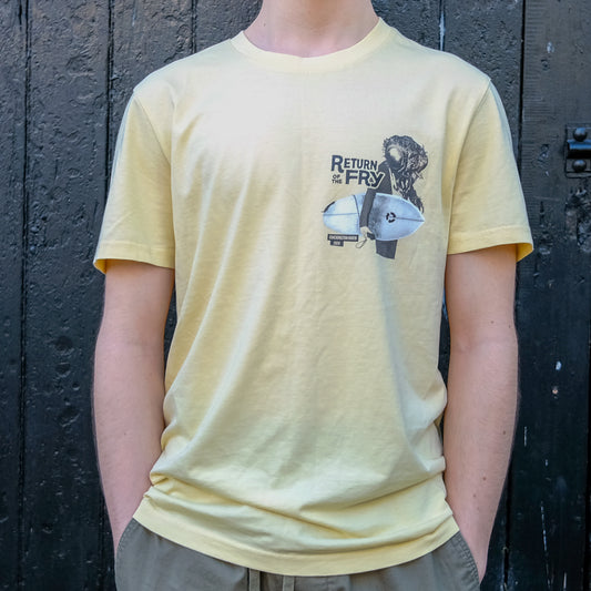 "Return of The Fry" T-shirt in Yellow